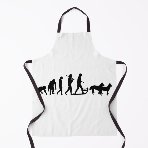 Item preview, Evolution of Snow Sled Dogs Alaska Winter Mushing Wolf Dog Snowboard love snowboarding winter sports craze Inspiration Joy Mood Funny designed and sold by DesignByHeartUK.