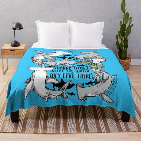 Item preview, Sharks don't infest the water! (v2) designed and sold by Sharks4Kids.