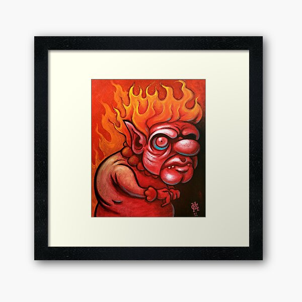 I'm the Heat Miser Framed Art Print