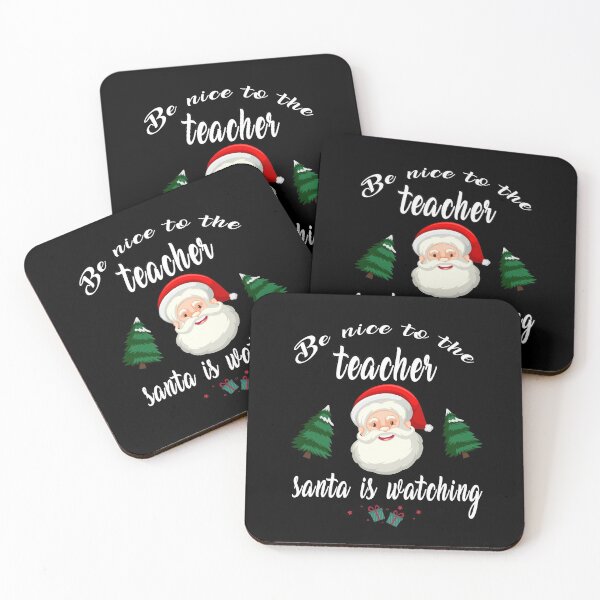 Item preview, Be Nice To The Teacher Santa Is Watching  designed and sold by Bouchfashions.