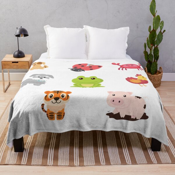 Item preview, Very Cute Baby Animals Print. Mixed Cartoon Baby Animals designed and sold by silviaol.