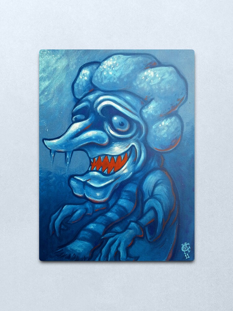 Alternate view of I'm the Snow Miser Metal Print