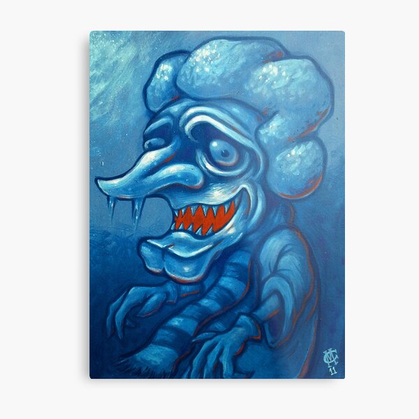 I'm the Snow Miser Metal Print