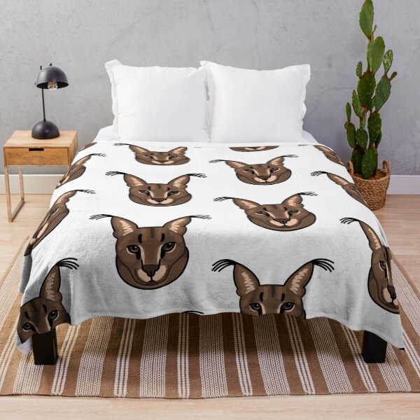 Big Floppa Throw Blanket