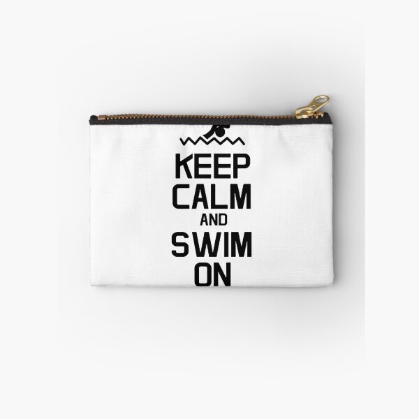 Item preview, Keep Calm and Swim On Love Swimming Life in the Fast Lane Swimming Art Design Happy Apparel Essential Inspiration Joy Mood Funny designed and sold by DesignByHeartUK.
