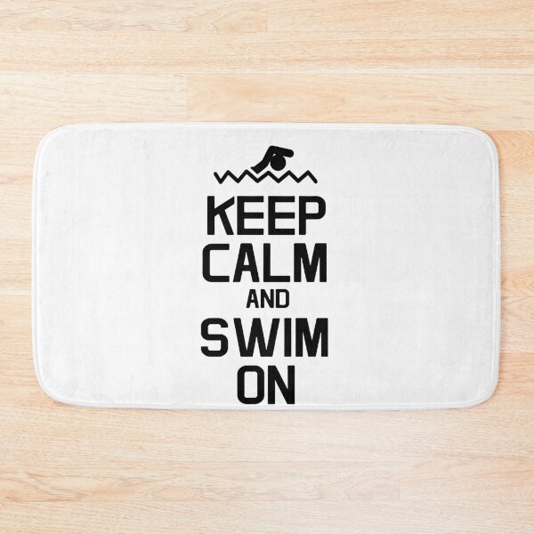 Item preview, Keep Calm and Swim On Love Swimming Life in the Fast Lane Swimming Art Design Happy Apparel Essential Inspiration Joy Mood Funny designed and sold by DesignByHeartUK.