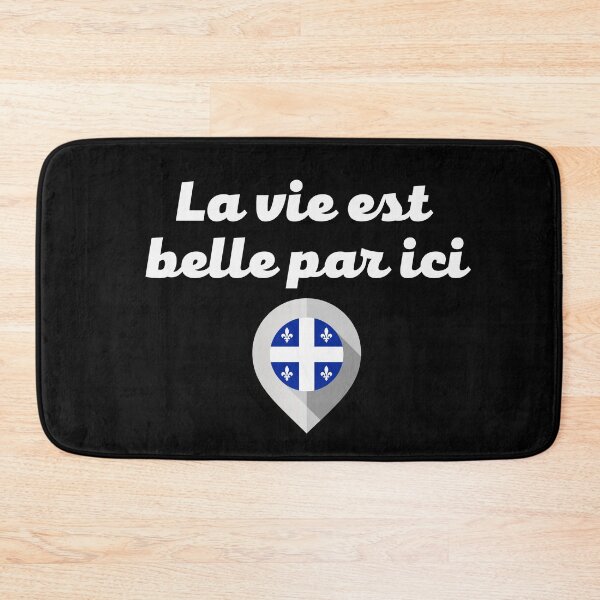 Item preview, Life is good here, Quebec designed and sold by Smileycreation.