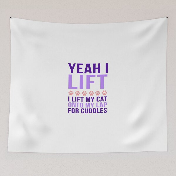 Item preview, Yeah I Lift Cats designed and sold by CreativeStrike.