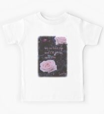 Schönes Lyric T-Shirt Kinder T-Shirt