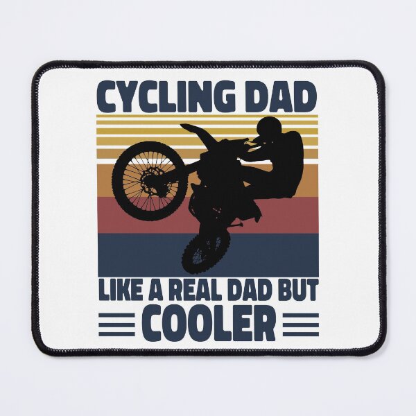 Item preview, Cycling Dad Like A Real Dad But Cooler T-Shirt, Daddy Shirts, Fathers Gift Shirt, Funny Shirts for Dad designed and sold by UniqueStylistic.