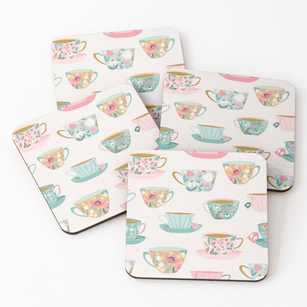 Item preview, Floral Teacups designed and sold by Heather Rosas.