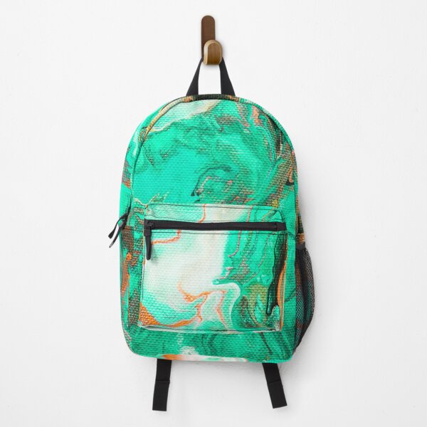 Item preview, Deep Green Sea - Vibrant Abstract Painting designed and sold by AlinaSCorner.