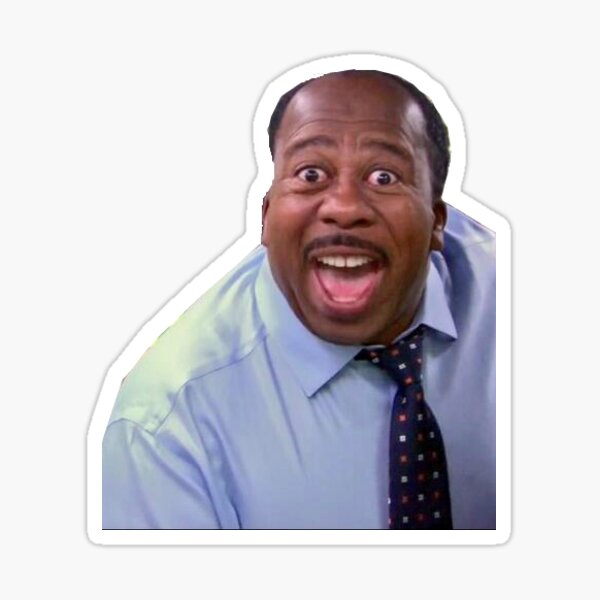 Stanley Hudson Sticker TV Show Stanley Hudson Decal the Office TV