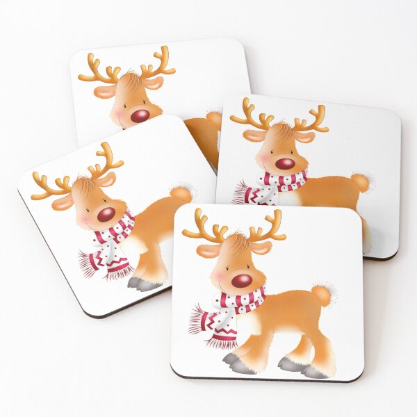 Item preview, cute christmas reindeer designed and sold by Pennycoolcat.