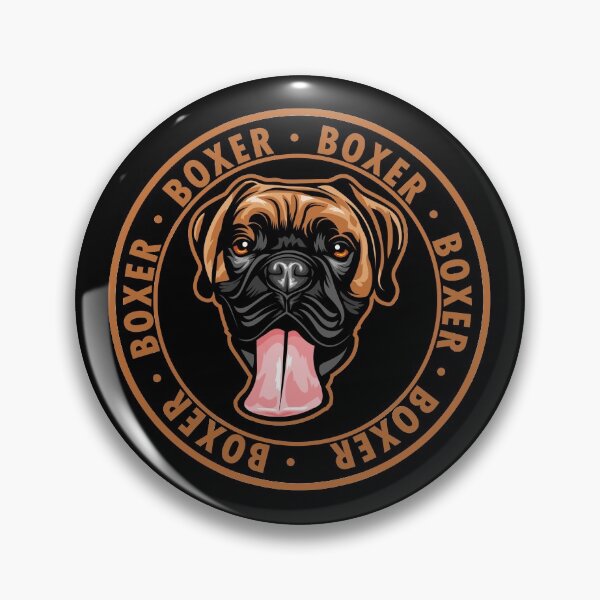 Artikelvorschau, Boxer beunruhigter Sonnenuntergang Retro-Hundegesichtsdesign entworfen und verkauft von SamRVstore.
