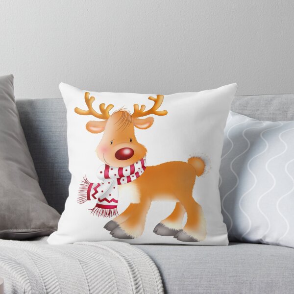 Item preview, cute christmas reindeer designed and sold by Pennycoolcat.