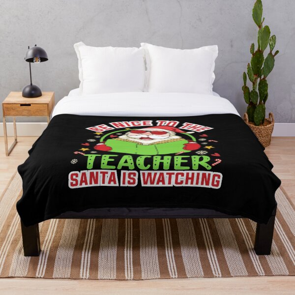 Item preview, Be nice to the teacher santa is watching designed and sold by llon.