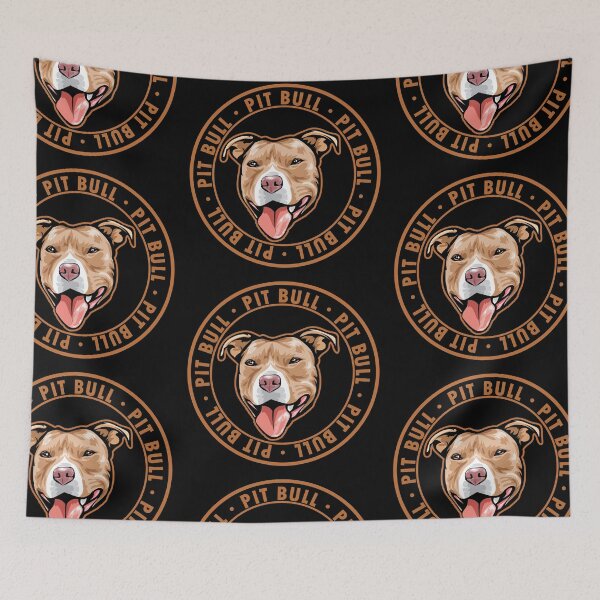 Item preview, Pitbull dog face design designed and sold by SamRVstore.