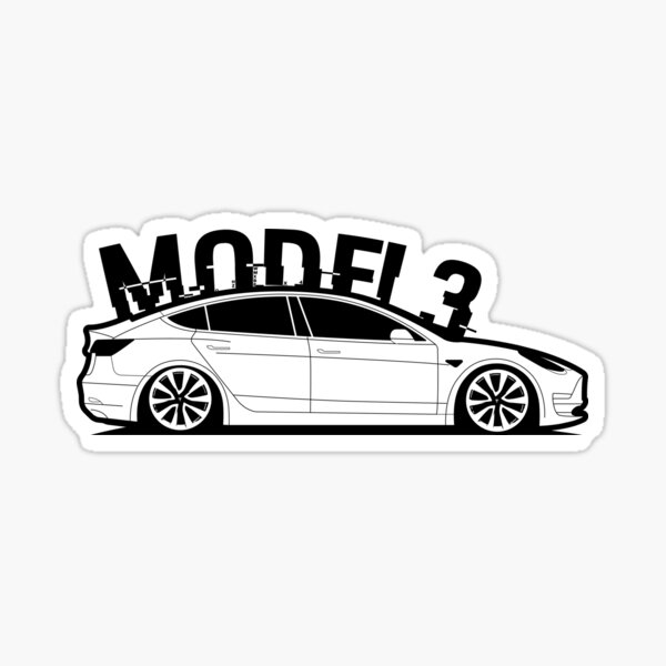 Artikel-Vorschau von Tesla-Modell 3, designt und verkauft von IssKa.