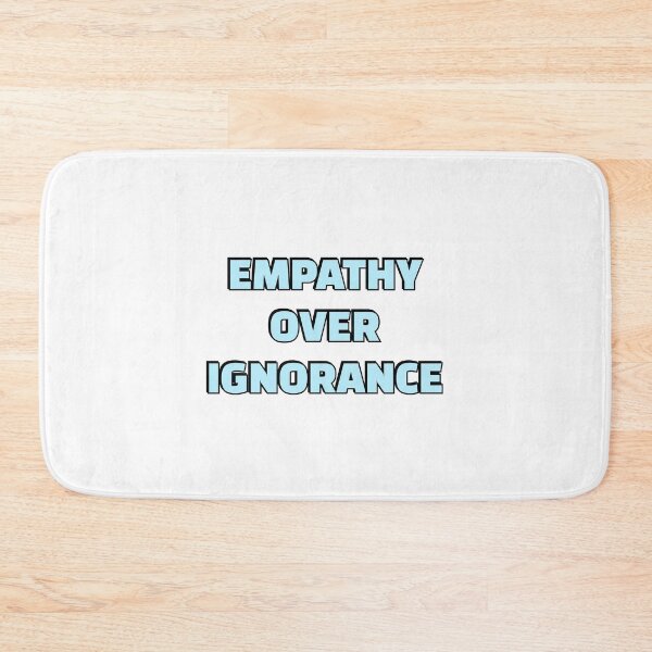 Item preview, Empathy over ignorance blue designed and sold by Inspirationmotivation.