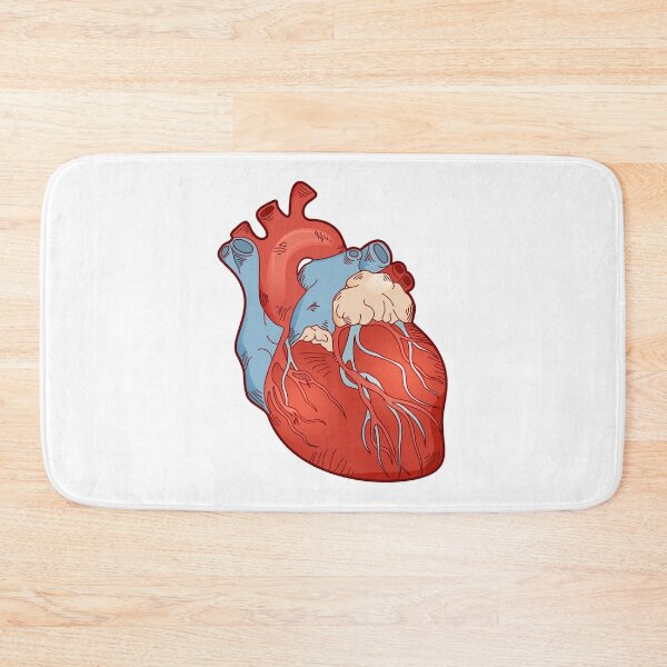 Item preview, Human Heart Anatomy Cardiology Illustration.  designed and sold by silviaol.