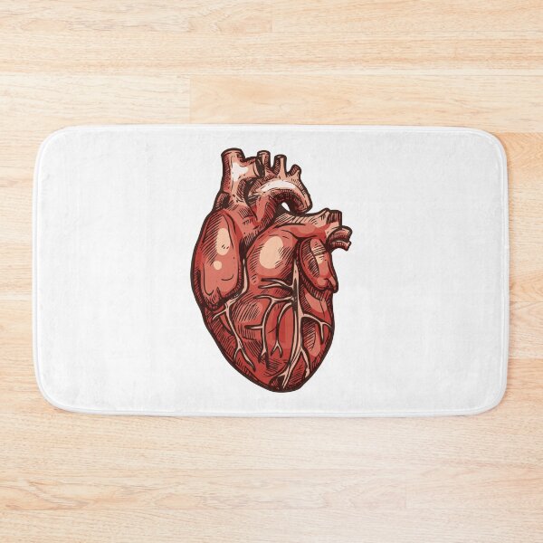Item preview, Realistic Human Heart Anatomy Cardiology Illustration.  designed and sold by silviaol.