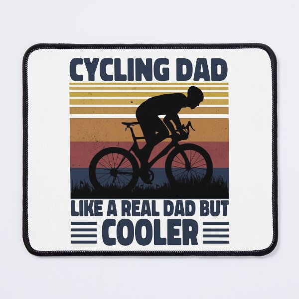 Item preview, Cycling Dad Like A Real Dad But Cooler T-Shirt, Daddy Shirts, Fathers Gift Shirt, Funny Shirts for Dad designed and sold by UniqueStylistic.