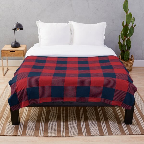 Item preview, RED + NAVY BUFFALO PLAID designed and sold by MerakiCreative.