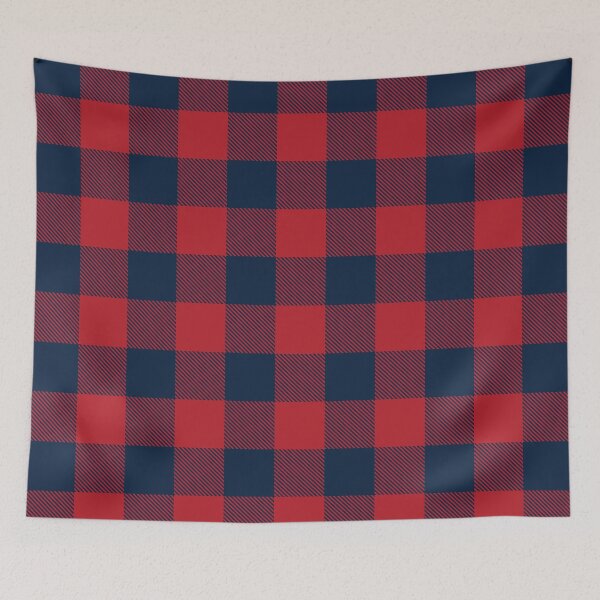 Item preview, RED + NAVY BUFFALO PLAID designed and sold by MerakiCreative.