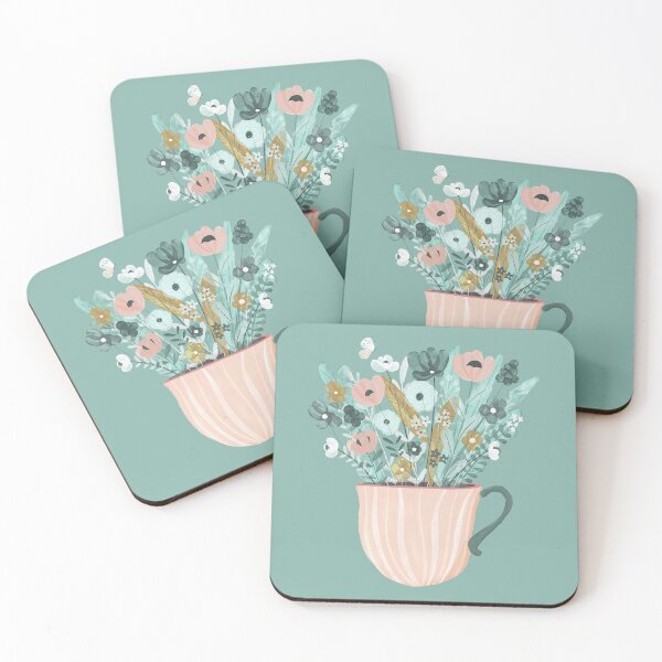 Item preview, Flowers in Teacup designed and sold by Heather Rosas.