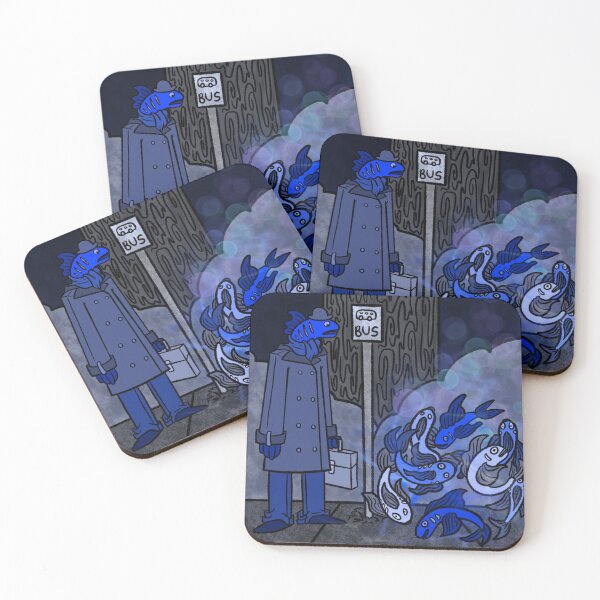 Item preview, Fish Waiting for Bus designed and sold by AvianBean.