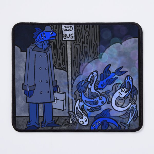 Item preview, Fish Waiting for Bus designed and sold by AvianBean.