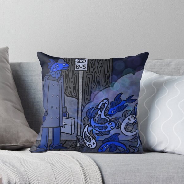 Item preview, Fish Waiting for Bus designed and sold by AvianBean.
