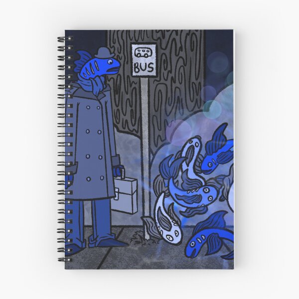 Item preview, Fish Waiting for Bus designed and sold by AvianBean.