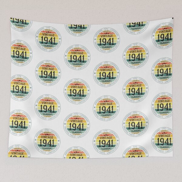 Item preview, Vintage 1941 Classic - Retro Sunset - Birthday designed and sold by Rhu Creations.