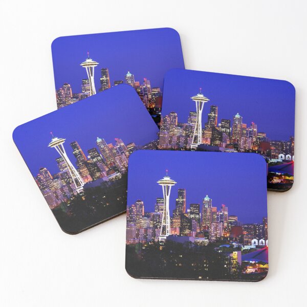Artikelvorschau, Skyline von Seattle entworfen und verkauft von Jennifer Hulbert-Hortman.