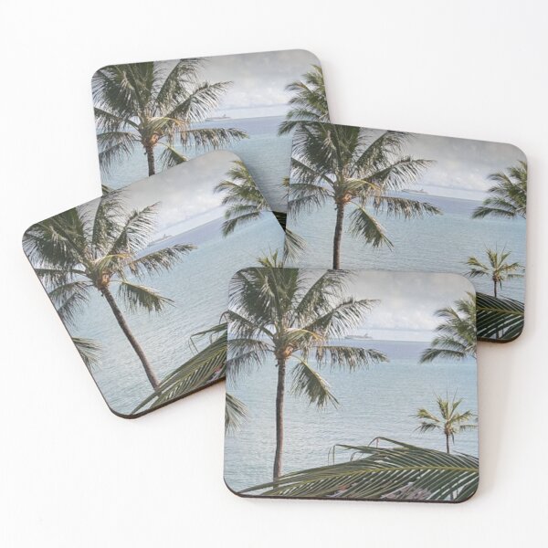 Item preview, Palm Trees Ocean Australian Landscape designed and sold by AussieMuma.