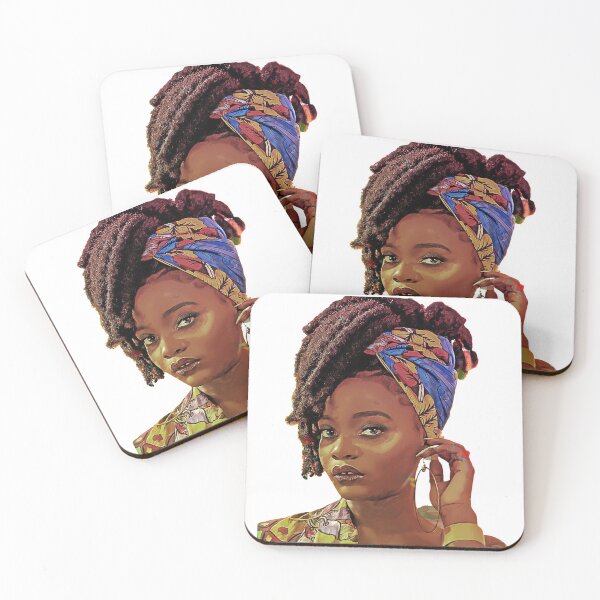 Item preview, Black Women T-shirt New Hairstyle Trend designed and sold by marmothel.
