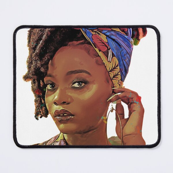 Item preview, Black Women T-shirt New Hairstyle Trend designed and sold by marmothel.
