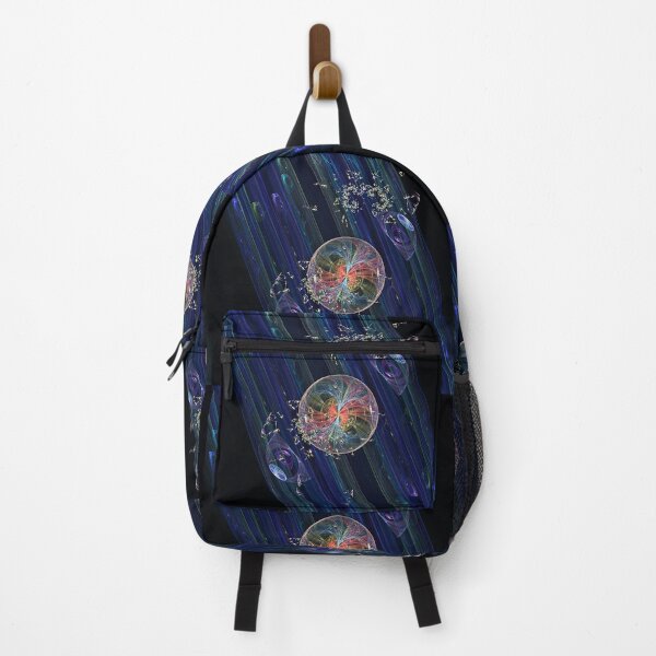 Item preview, Fractal Galaxy Orbs Midnight Blue designed and sold by IssyDesigns.