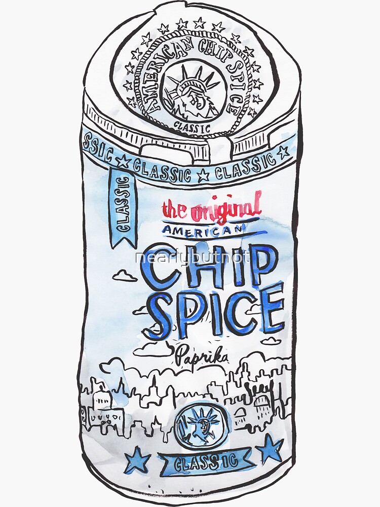 "Chip Spice Maximum Hull" Sticker for Sale by nearlybutnot Redbubble
