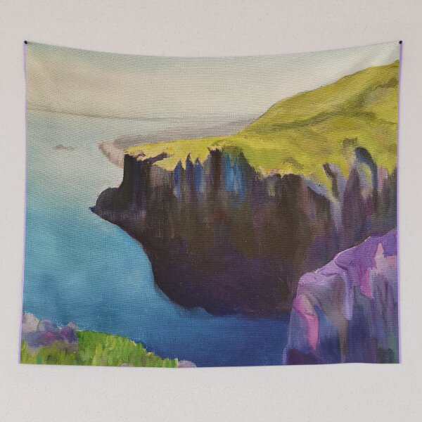 Item preview, Nova Scotia Cliff- Beautiful Canadian Scenery Redbubble fashion and prints  designed and sold by Winnie Tam.