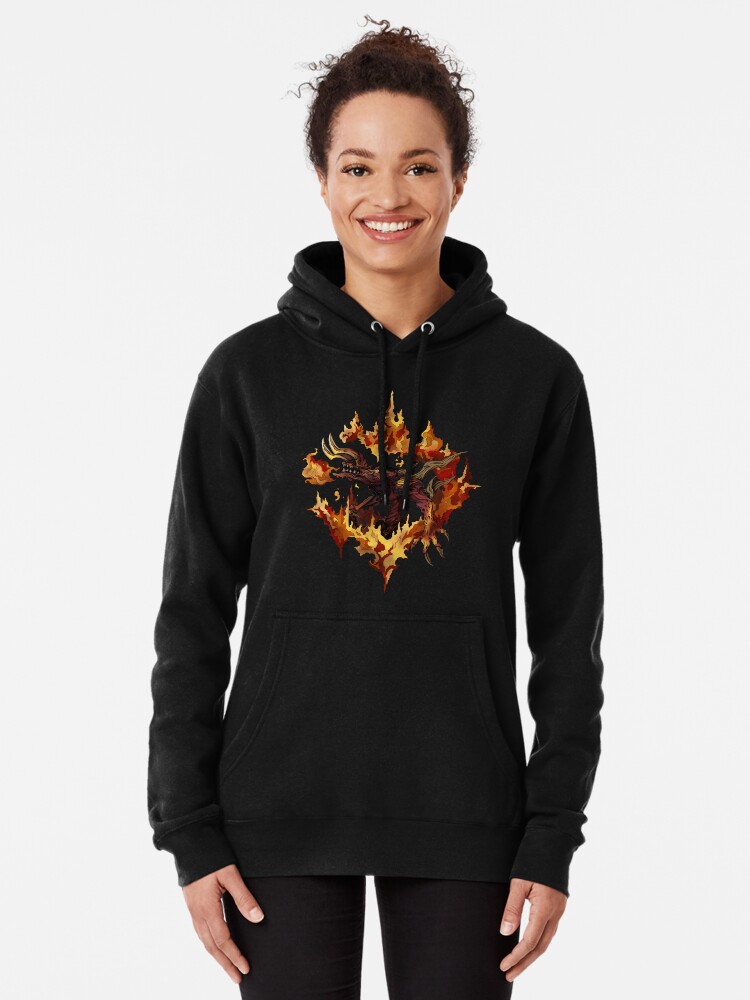 Pullover and by | FFXIV mogtome fire, Sale for by - the of Inspired fan Hoodie Jacket by item Ifrit SamInJapan fans!\