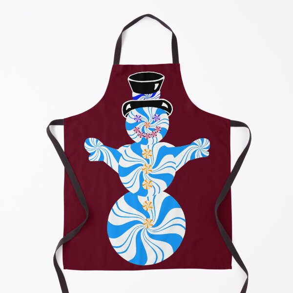 Item preview, Blue Peppermint Holiday Snowman designed and sold by Deborah Camp.