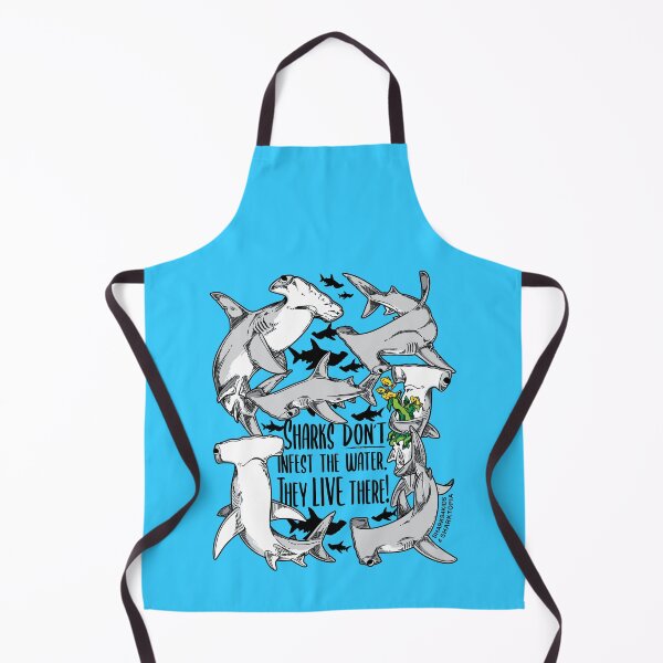 Item preview, Sharks don't infest the water! (v2) designed and sold by Sharks4Kids.