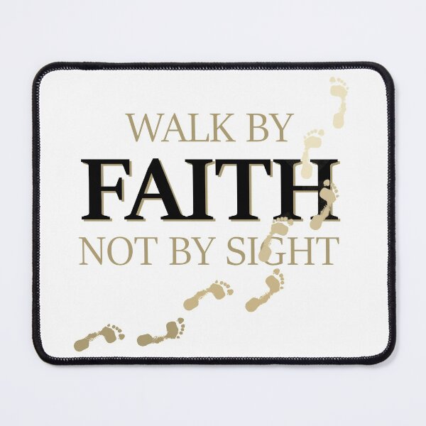 Item preview, Walk by Faith - black designed and sold by Cane & Abel Creations ..