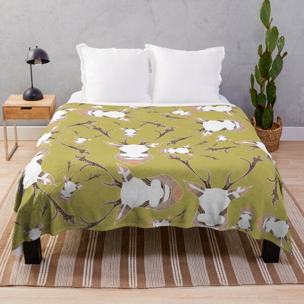 Item preview, Deer pattern gold designed and sold by Shirlei Barnes.
