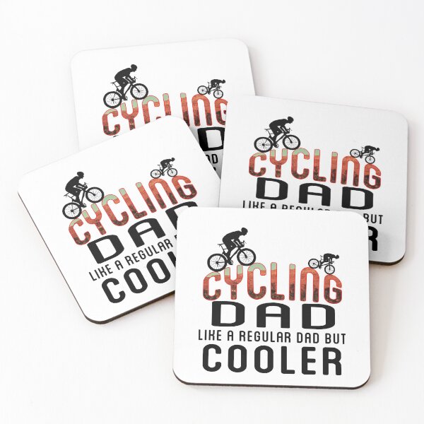 Item preview, Cycling Dad Like A Real Dad But Cooler T-Shirt, Daddy Shirts, Fathers Gift Shirt, Funny Shirts for Dad  designed and sold by UniqueStylistic.
