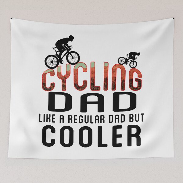 Item preview, Cycling Dad Like A Real Dad But Cooler T-Shirt, Daddy Shirts, Fathers Gift Shirt, Funny Shirts for Dad  designed and sold by UniqueStylistic.