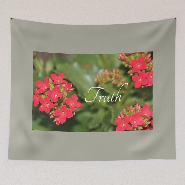 Item preview, Small Red Kalanchoe Flowers Truth designed and sold by JariHawk.